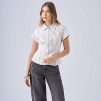 Blusa Mujer Cierre Hypnotic Manga Corta