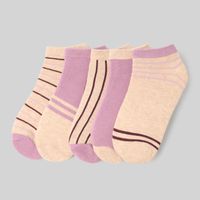 Pack X5 Medias Mujer Talonera Print Lines Ec Hypnotic