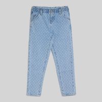 Jean Para Niña Print Garden Circus