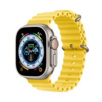 Correa Para Apple Watch 42/44/45/46/49 amarilla/
