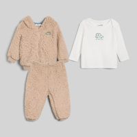 Conjunto Para Recien Nacido Sherpa 3 Piezas Baby Circus