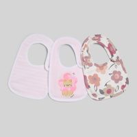 Pack X3 Baberos Para Recién Nacido Baby Circus