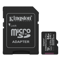 Memoria Micro SD 64GB 100MB/s Kingston Canvas Select