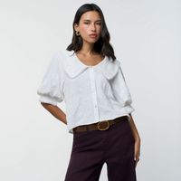 Blusa Mujer Cuello Malabar