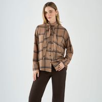 Blusa Mujer Gales Malabar Manga Larga
