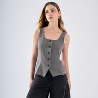 Chaleco Mujer Peplum Malabar