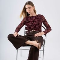 Polo Mujer Rose Malabar Manga Larga