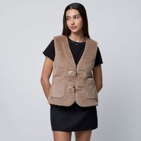 Chaleco Mujer Teddy Amc