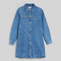 Vestido Para Teen Niña Denim Studs Zubito