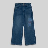 Jean Para Teen Niña Palazzo Parches Zubito