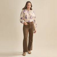 Pantalón Mujer Suede Madison