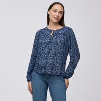 Blusa Mujer Drap Madison Manga Larga