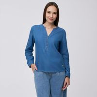 Blusa Mujer Denim Madison Manga Larga