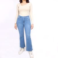 Jean Mujer Kayra Poblet  Mujer Skinny Tm Boot Cut E