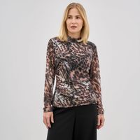 Polo Mujer Mock Zafin Manga Larga