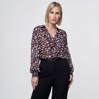 Blusa Mujer Onda Zafin Manga Larga