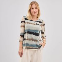 Polo Mujer Hombro Zafin Manga 3/4