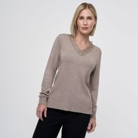 Chompa Mujer Encaje Zafin