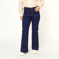 Jean Mujer Hazel 1 Milk Flare