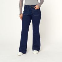 Jean Mujer Evaluna Milk Flare