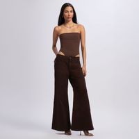 Jean Mujer Bordi Symbol Wide Leg