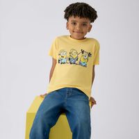 Polo Manga Corta Para Niño Minions