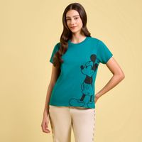 Polo Mujer Full Mickey Disney Manga Corta