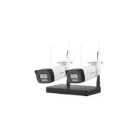 KIT de 2 Cámaras Hikvision NKS424W0H Kit WiFi 4MP NVS+2 Bullet Dual Light