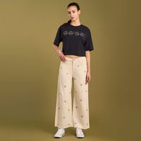 Jean Mujer Mini Print Disney Straight