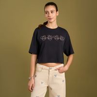 Polo Mujer Crop 1928 Disney Manga Corta