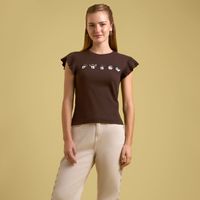 Polo Mujer Road Disney Manga Corta