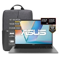 Laptop ASUS Vivobook S16 16"" AMD Ryzen 9-270 16GB 512GB + Mochila M3607HA-RP275W