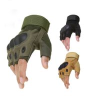 GUANTES TÁCTICOS DE MEDIO DEDO PARA HOMBRE VERDE S/M