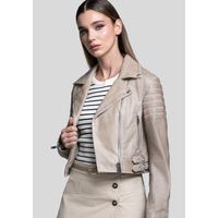 CASACA CUERO BIKER VELVET