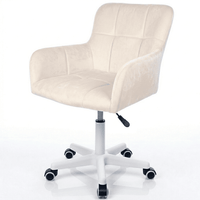 Silla Giratoria de Escritorio Oficina Buckingham Curve Blanca para Niña