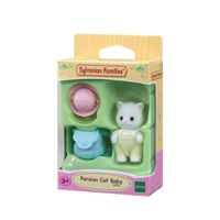 Figura Bebe Gato Persa Y Accesorios Sylvanian Families