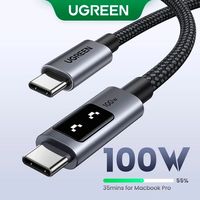 Cable 3m LED Robot USB-C Carga Datos 100w 5a Android PC