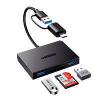 Adaptador Dual Lector Sd Tf Multiple Usb 3.0 Otg Android Pc