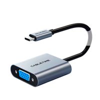 Adaptador Usb-c 3.1 - Vga Full Hd Plug And Play Aluminio Pc