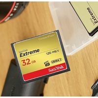 Compact Flash Extreme 32gb Udma-7 Memoria Cf 120mbs Fotos