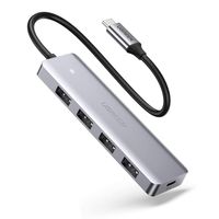 HUB USB-C Otg 4 USB 3.0 Hembra Power Android MacBook