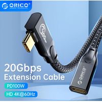 Extension Nylon Cable Trenzado Usb-C 3.2 - 20gbps 4k 100cm Premium