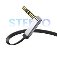 Cable Trs Android 50cm 3.5mm Stereo Hifi Flat AUX