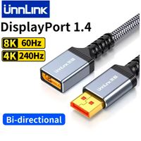 Cable Extension Displayport 1.4 Macho - Hembra 8K (50cm) Video PREMIUM