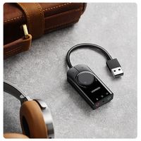 Usb Adaptador Tarjeta Audio 3.5mm Trrs TRS Ps5 Pc