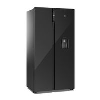 Refrigeradora Electrolux ERSB54N2WxB Side By Side Inverter 522L Negro