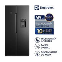 Refrigeradora Electrolux ERS45F2P5EB Side By Side Inverter 422L Negro