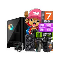 CPU GAMER RYZEN 7 5700X 16GB 1TB SSD RTX 5050 8GB