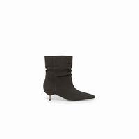 Botines Mujer Sfera Serraje Casual Negro