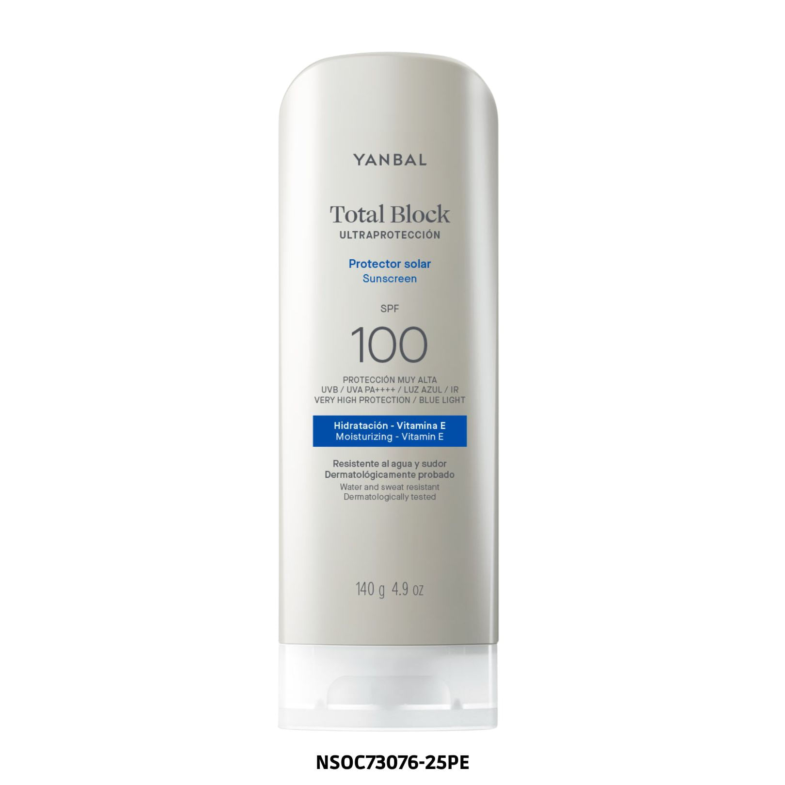 Protector Solar Yanbal Jumbo Total Block SunScreem SPF100 140 g